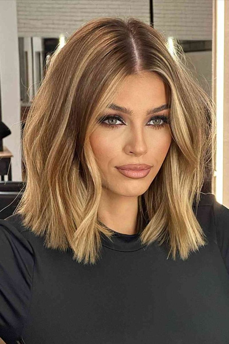 Blunt Lob (Long Bob)