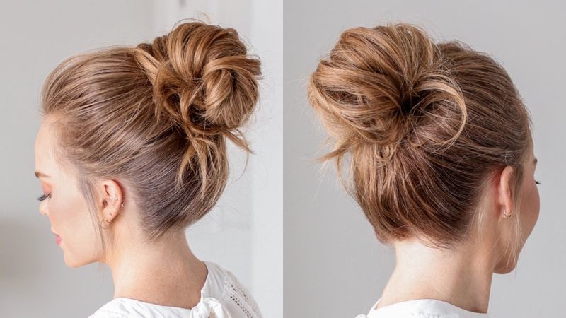 Chignon disordinato
