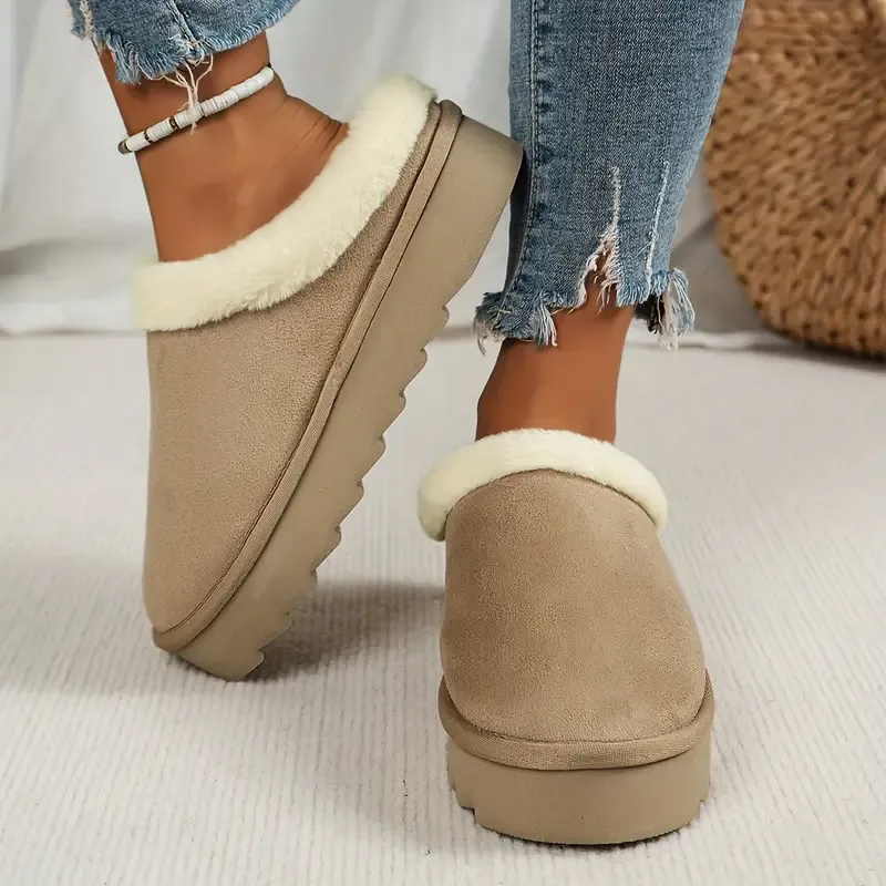 Fleece-Lined Slippers