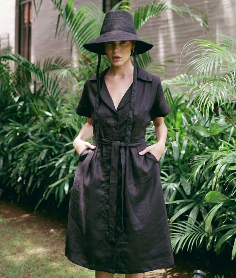 Linen Shirt Dress