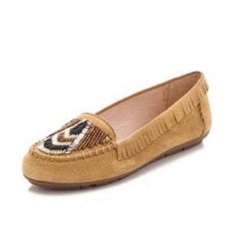 Beaded Moccasin Loafers