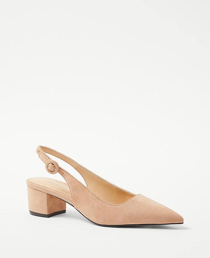 Block-Heel Slingbacks