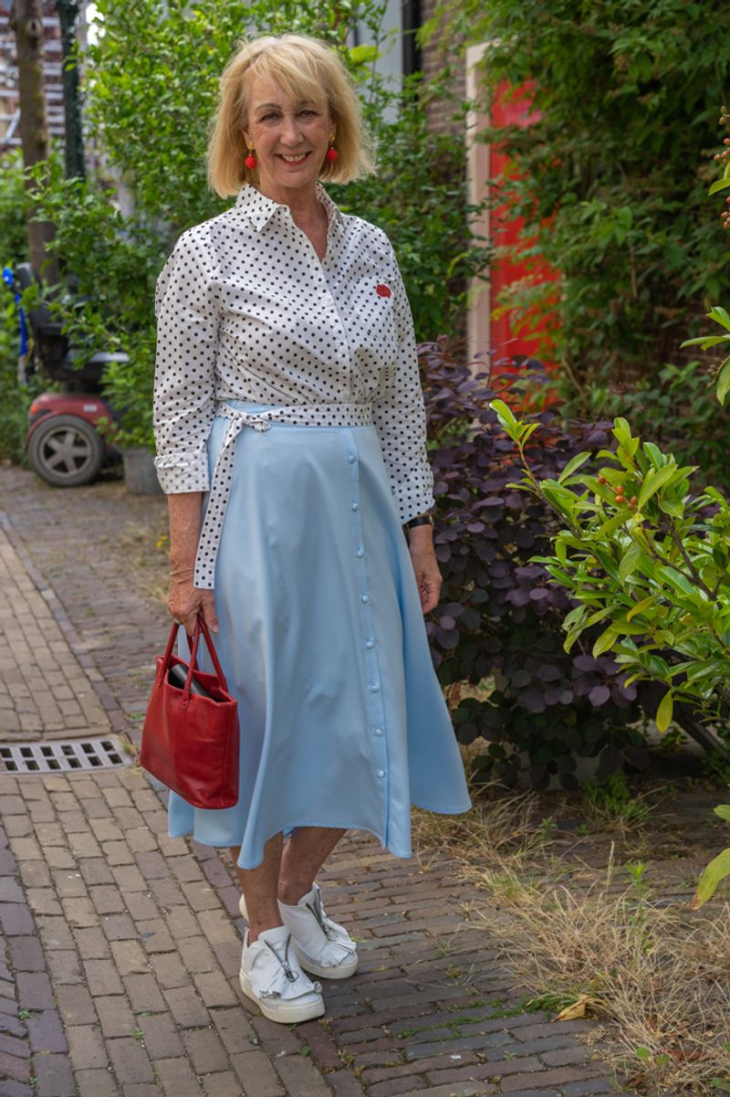 Midi-Length Skirts With Movement