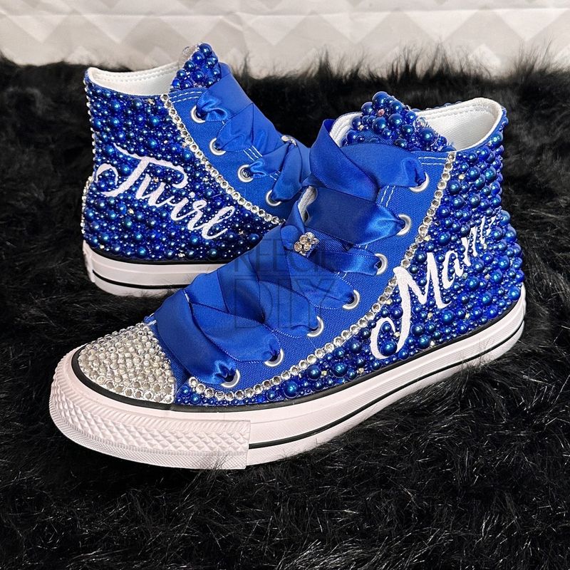 Over-Embellished Shoes With Busy Outfits