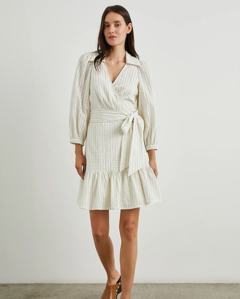 Ruffled Wrap Dress