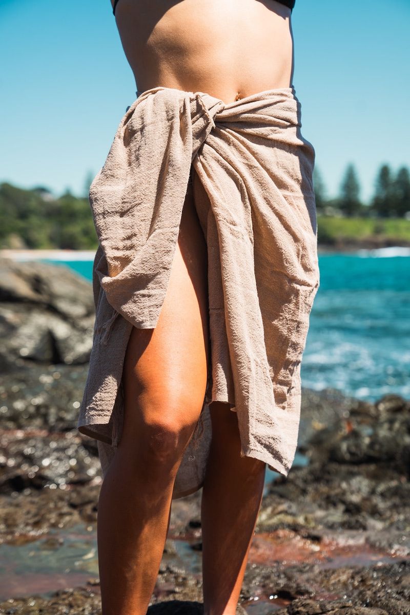 Linen Sarong Skirt