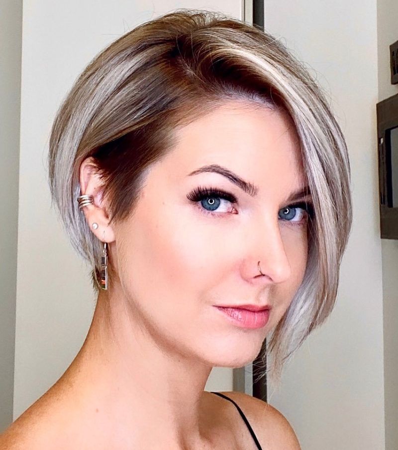 Graduated Bob with Hidden Undercut