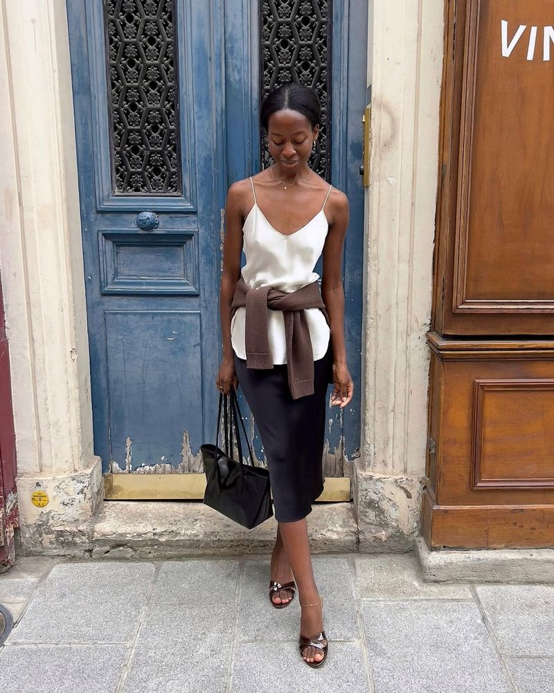 Slip Skirt with Camisole