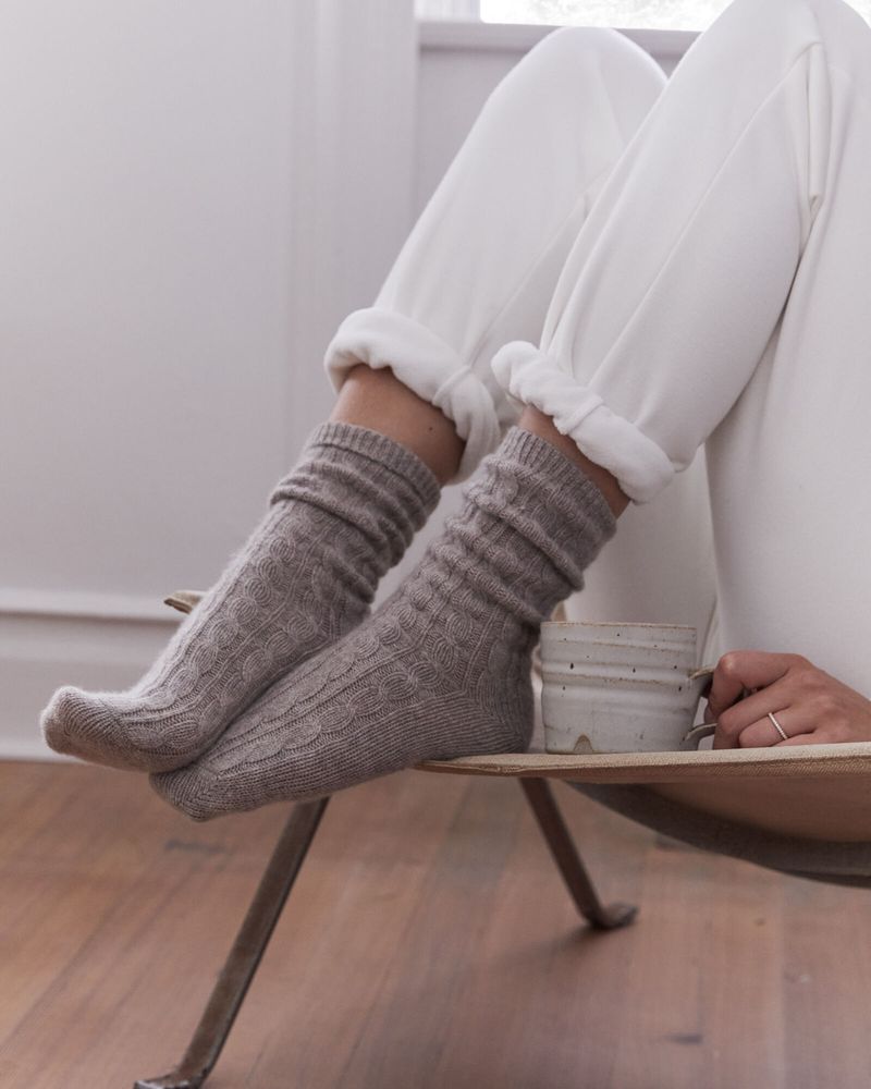 Cashmere-Blend Socks