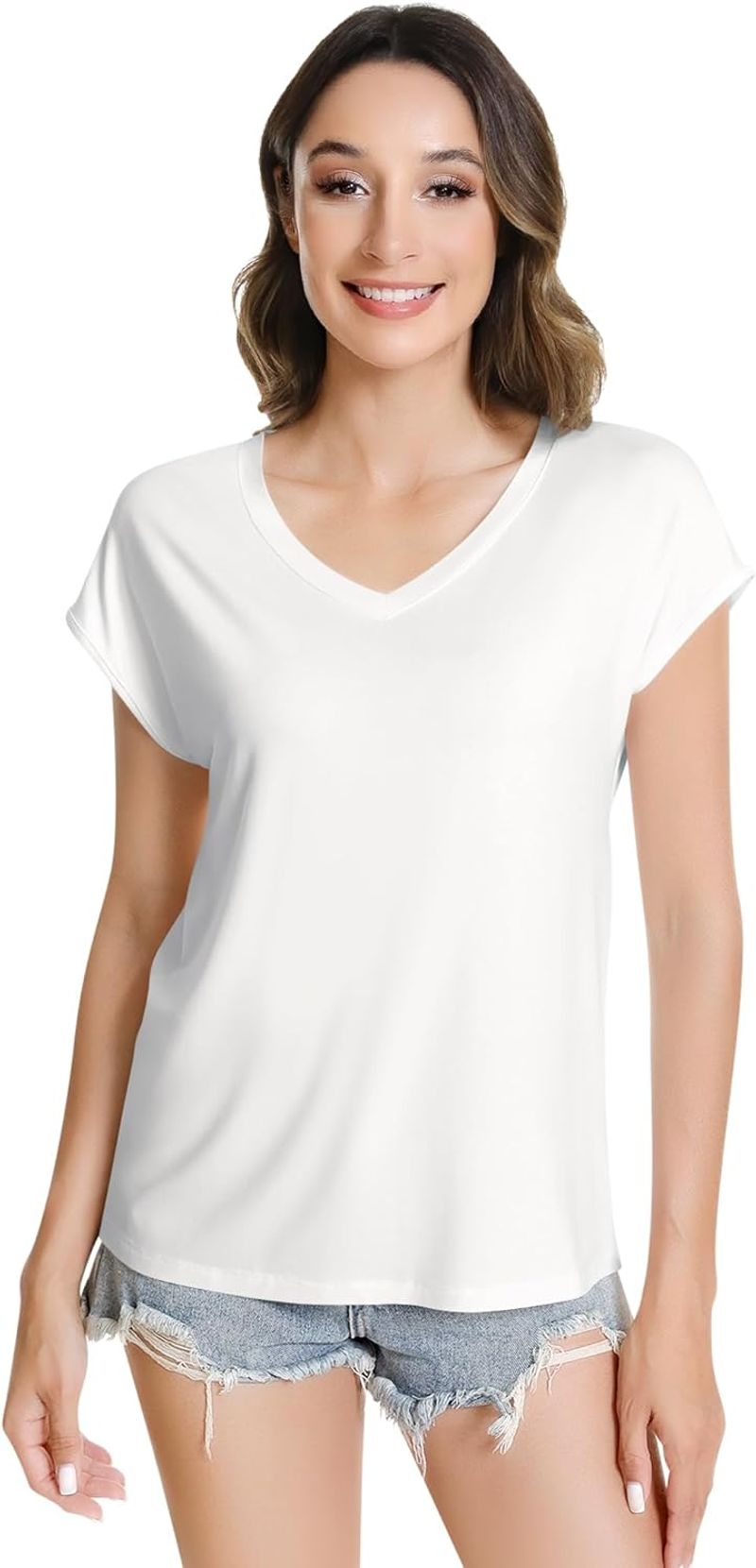 Bamboo Viscose Cap Sleeve