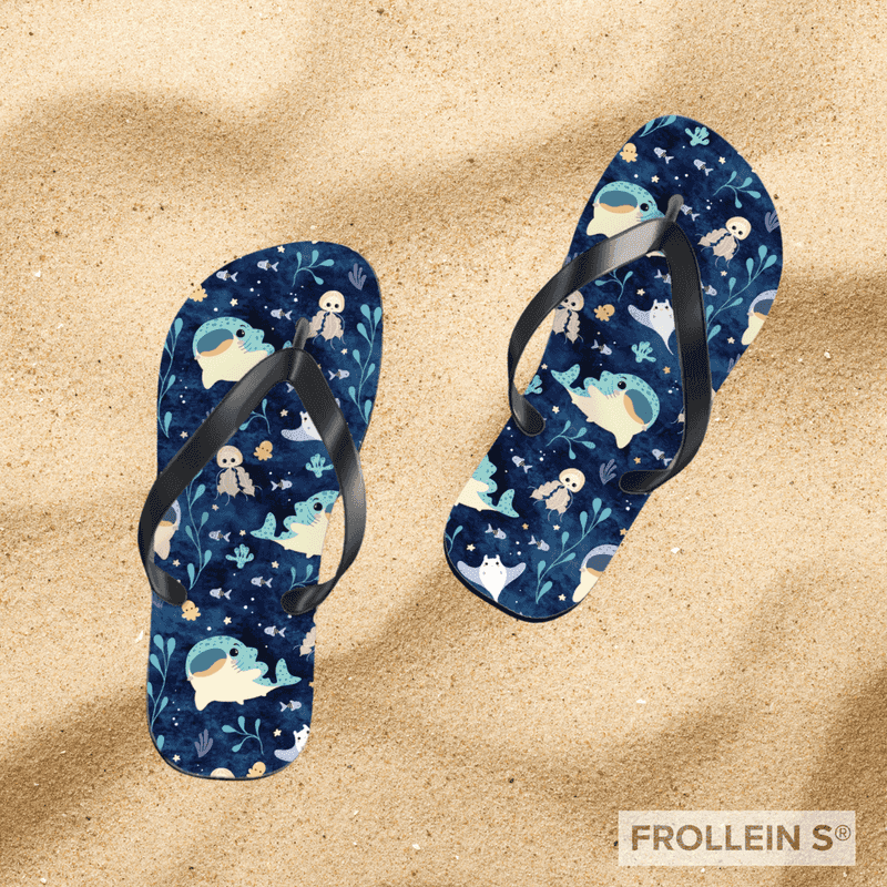 Bamboo-Soled Flip Flops