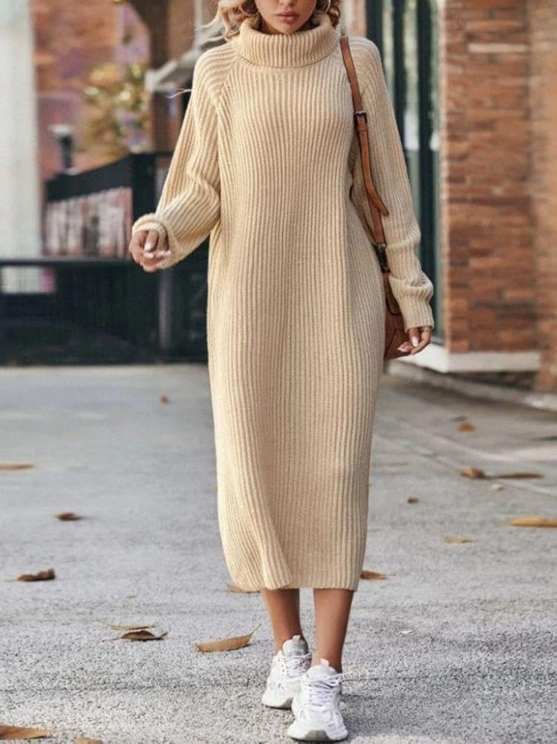 Loose Knit Sweater Dress