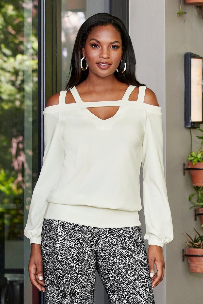 Cold-Shoulder Blouses