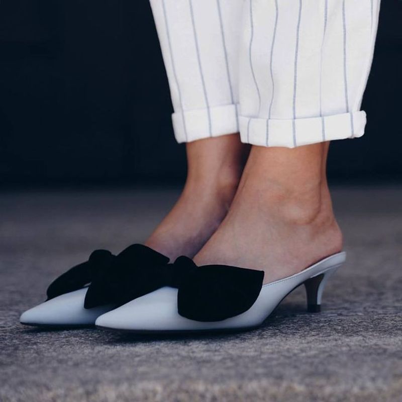 Kitten Heel Mules
