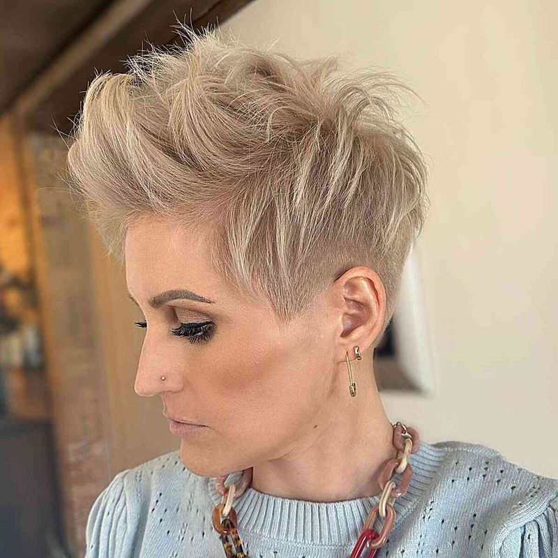 Choppy Pixie With Textured Crown