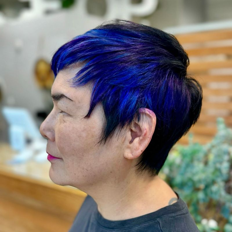 Audaci tonalità di blu
