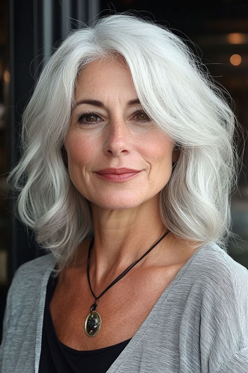 Elegant Shoulder-Length Lob