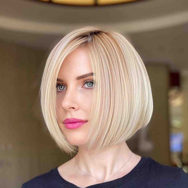One-Length Bobs Without Texture