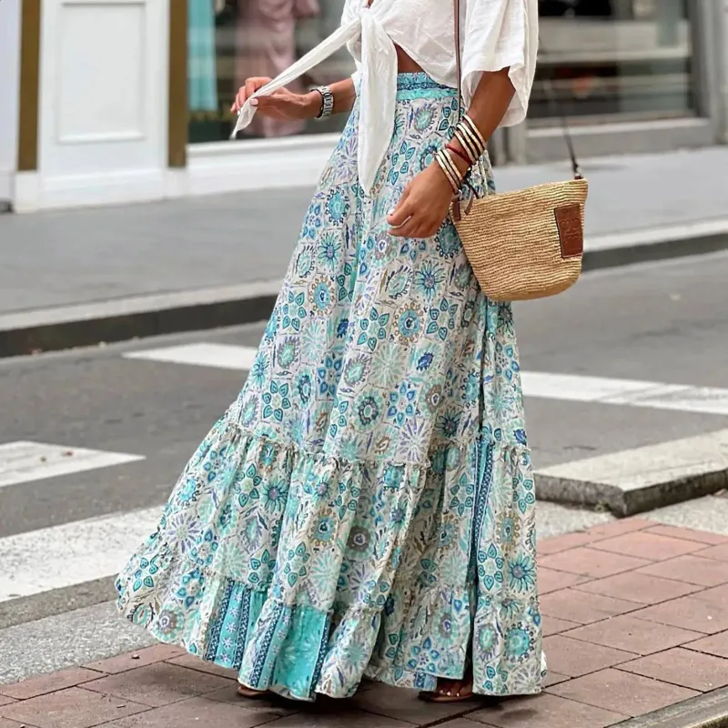 Bohemian Wrap Skirt