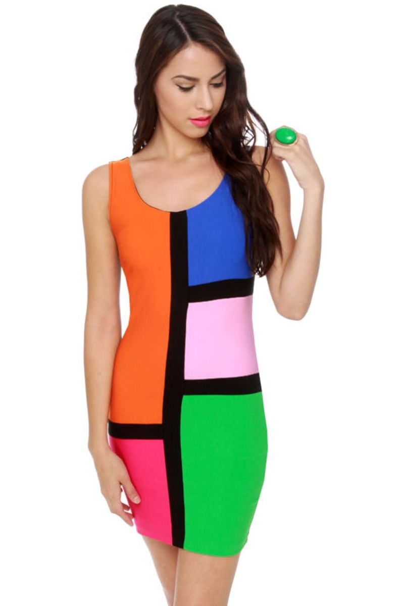 Bold Color Block Outfit