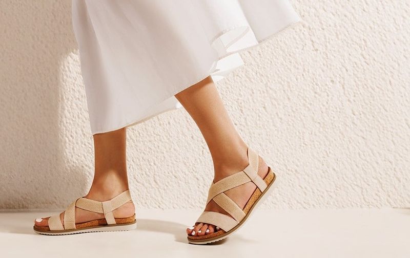 Embellished Flat Sandals