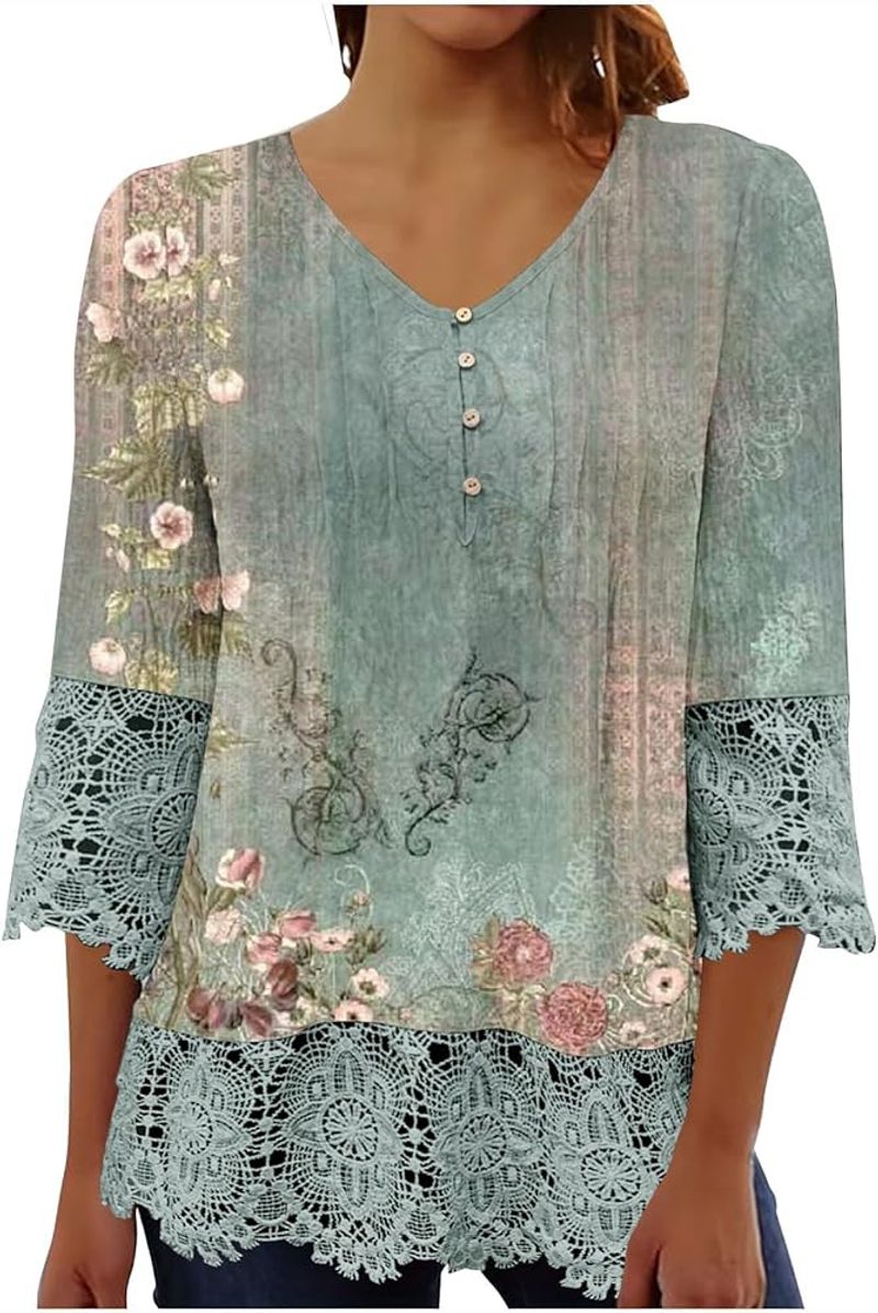 Floral Embroidered Tunics