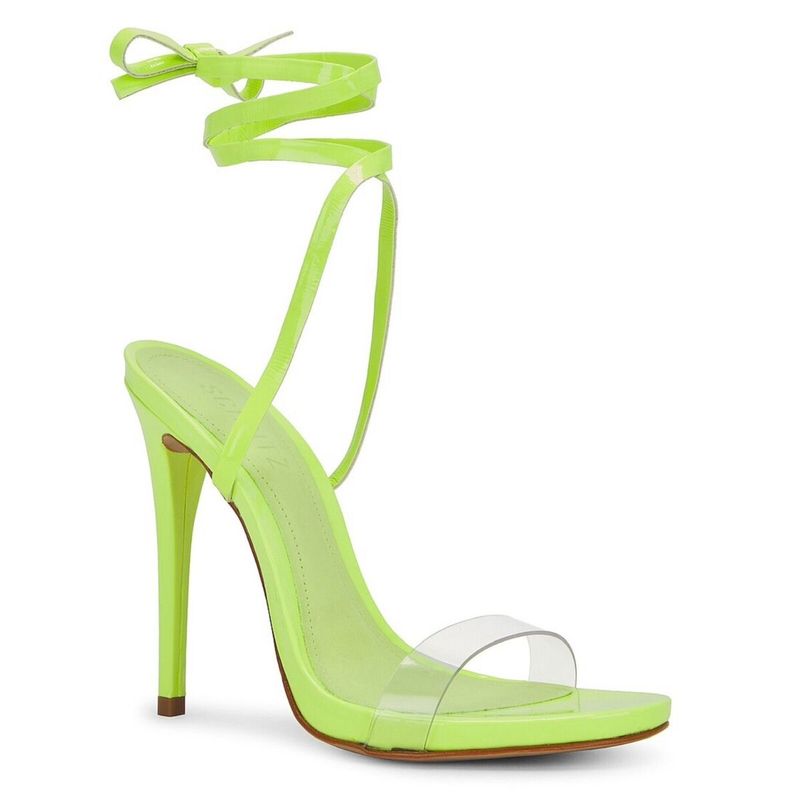 Neon Strappy Sandals