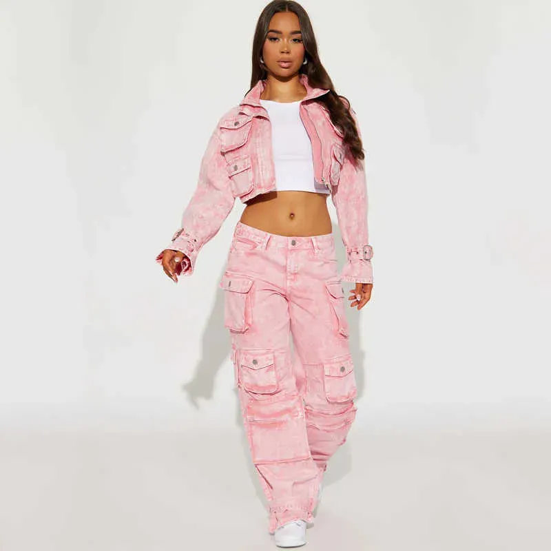 Cropped Jacket Coordination