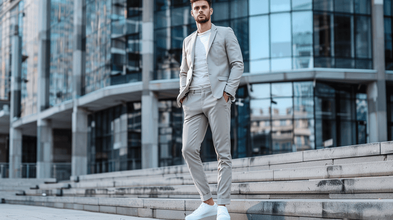 Suit and Sneakers Combo