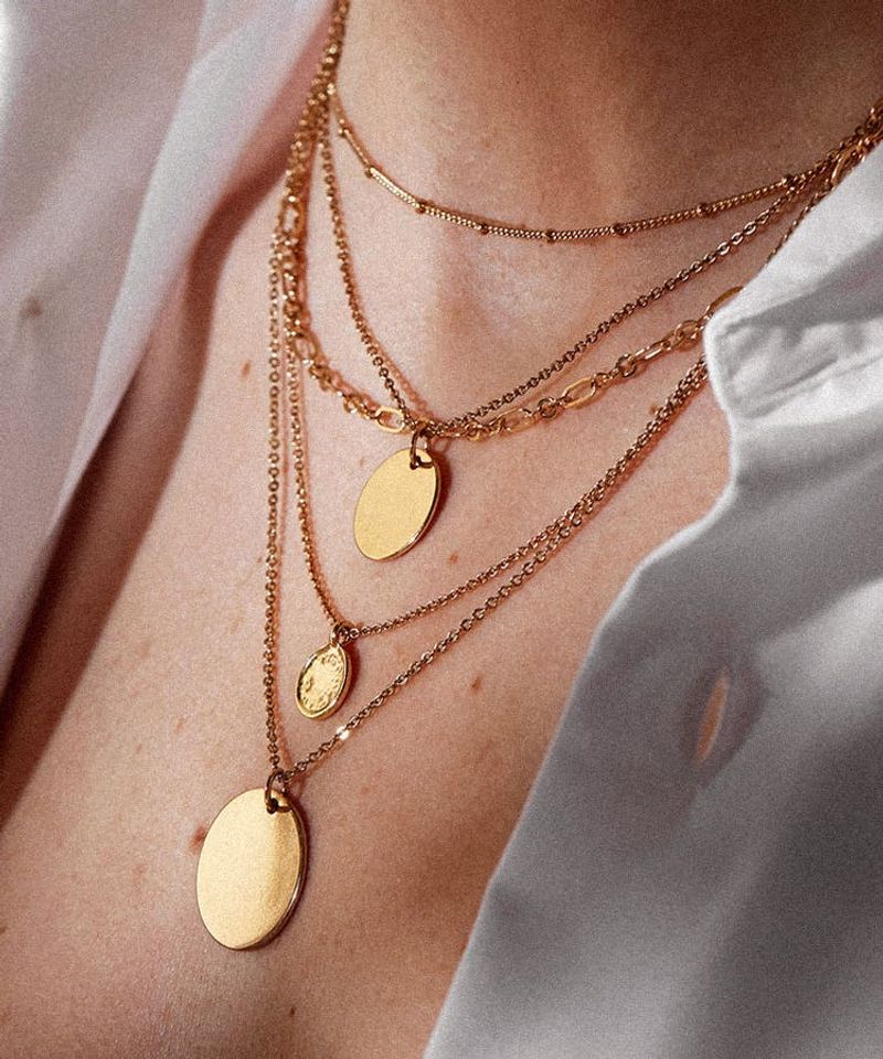 Layered Necklace Look