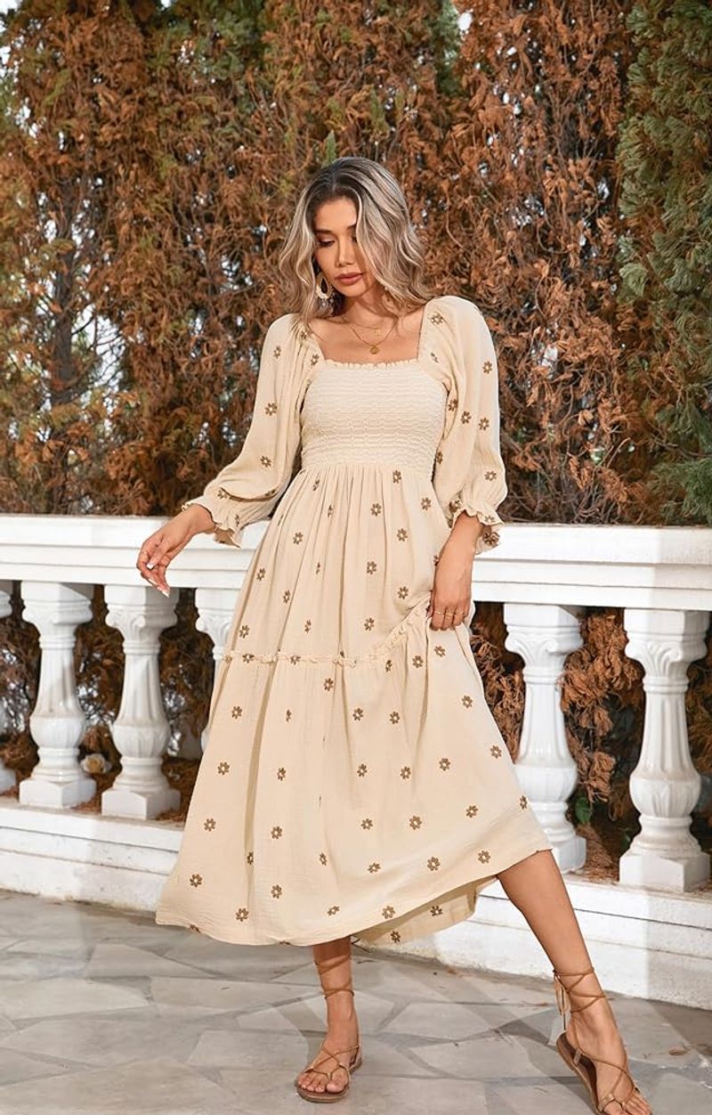 Bohemian Tiered Midi