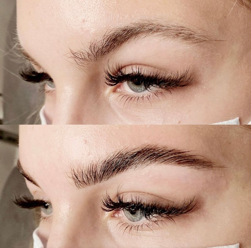 Pencil-Thin Eyebrows