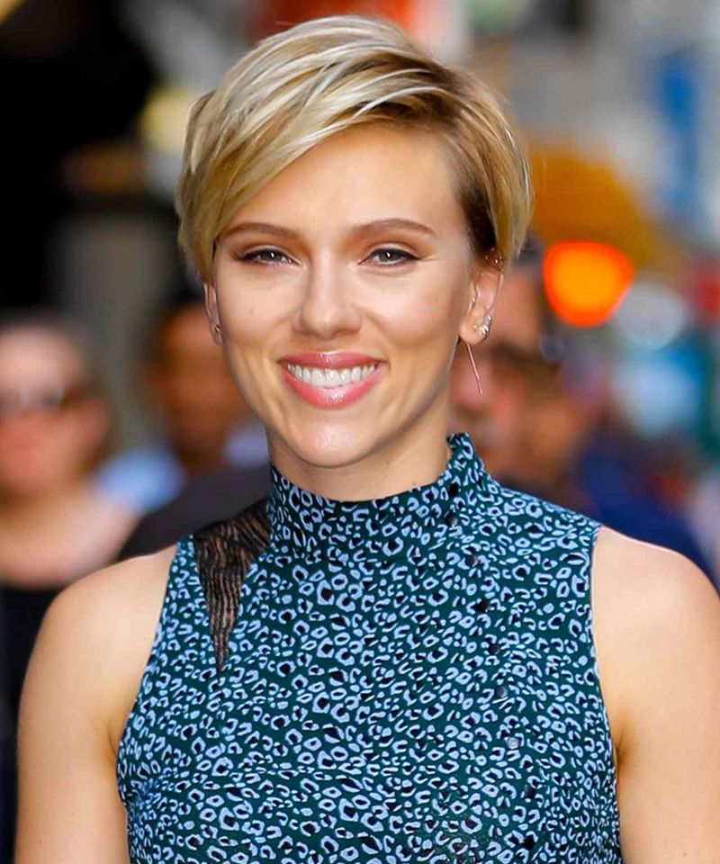 Pixie with Long Bangs for Heart-Shaped Faces