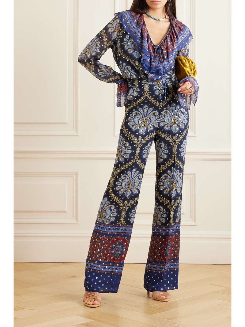 Reversible Silk Pajama Set