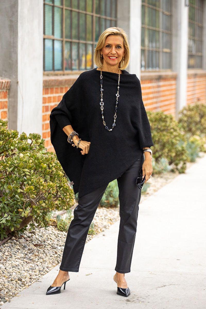 Dramatic Poncho Drape