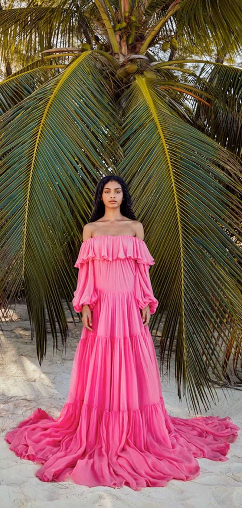 Off-Shoulder Beach Beauty