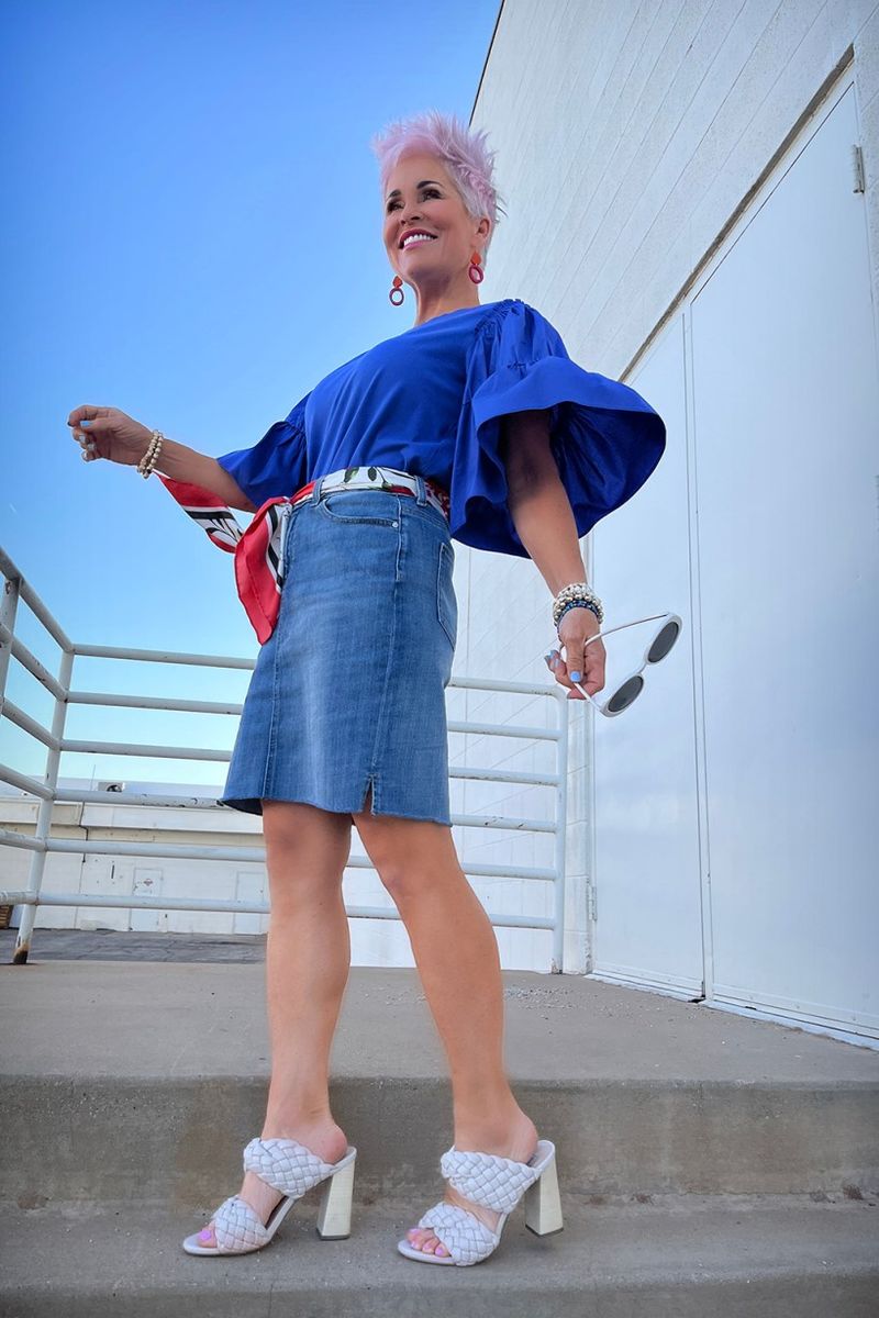 Pencil Skirt Hitting Just Below Knee