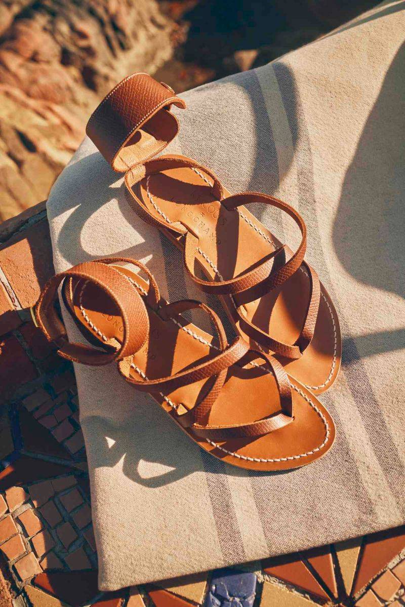 K.Jacques St. Tropez Leather Sandals
