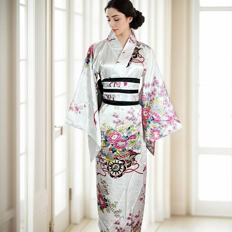 Kimono-Inspired Wrap Dress