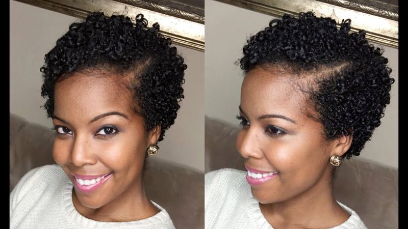 Tapered TWA with Defined Curls