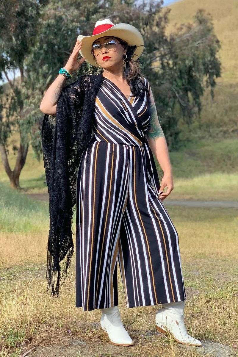 Lightweight Jumpsuit with Statement Belt