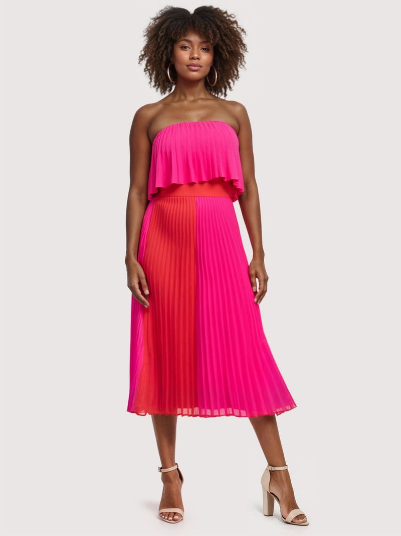 Bold Color Block Dress