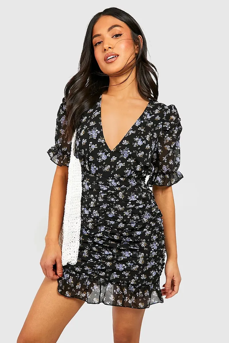 Petite-Scaled Floral Mini