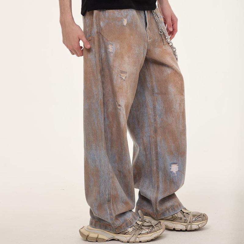 Graphic Print Jeans