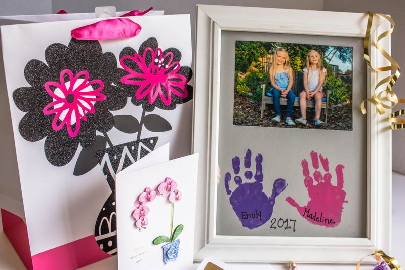 Framed Child's Artwork