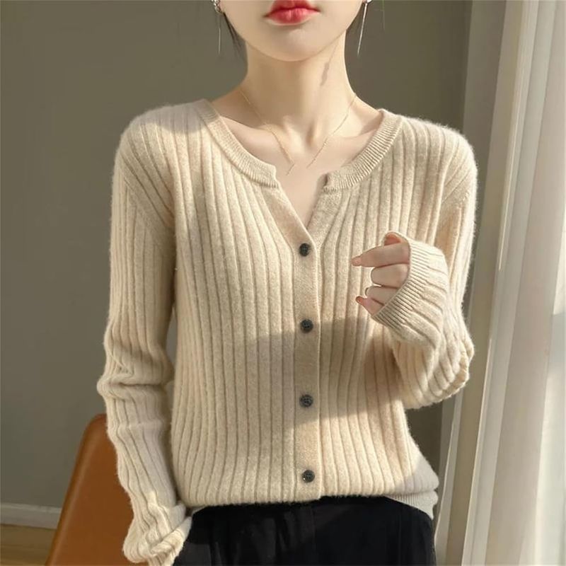 Wool-Blend Cardigan