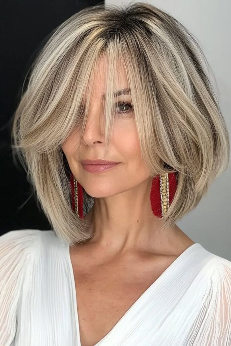 Shoulder-Length Cut With Invisible Layers