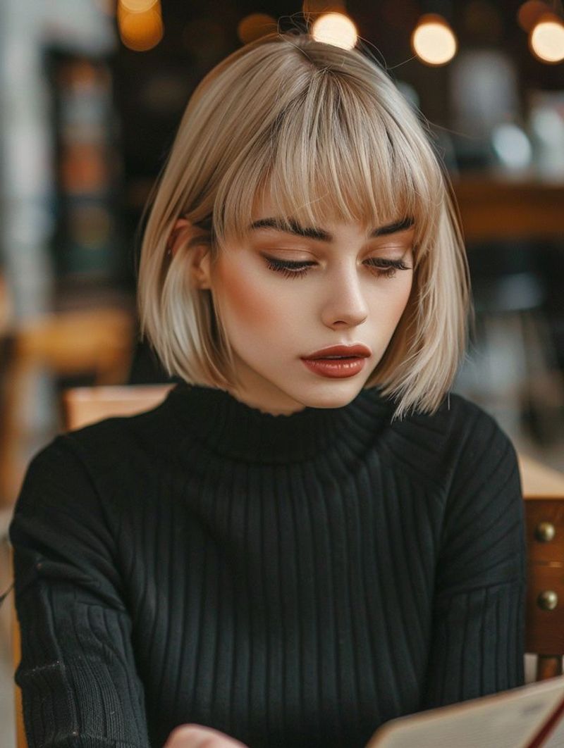 French Bob for Pear-Shaped Faces