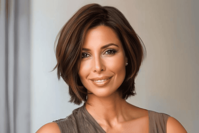 Layered Bob with Subtle Undercut