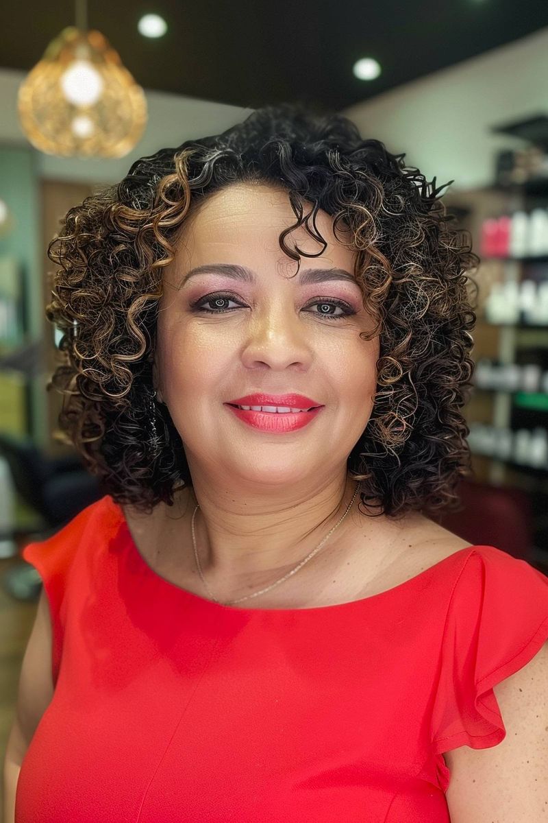 Charming Curly Bob